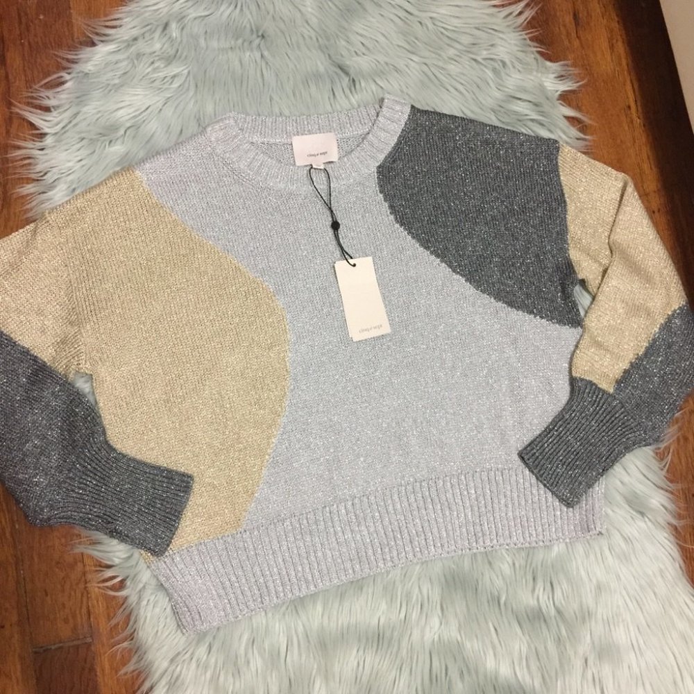 $395 NWT Cinq A Sept Clara Sweater S - Picture 6 of 8